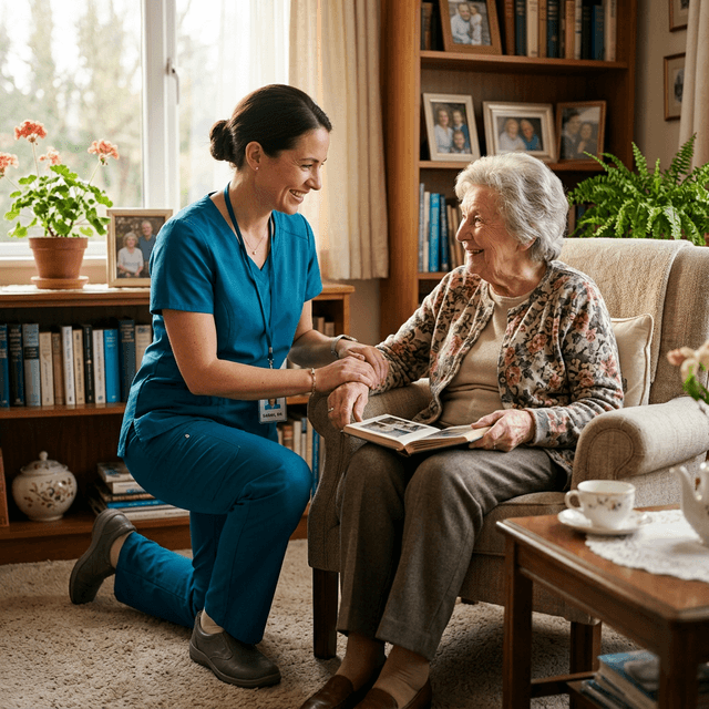 Caregivers with elderly